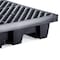 Pig PIG 4-Drum Poly Spill Containment Pallet With Drain 51" L x 51" W x 10" H PAK210-WD - alternate 2